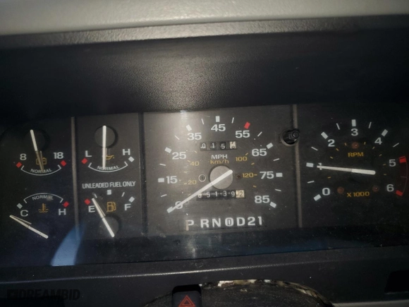 1992 Ford Ranger Splash with VIN 1FTCR15X8NPA18971, listed as a Copart auction lot 88324865 with 5,139 mi miles and Salvage Title. Bid and sale history available at carsss.com. Image 9.