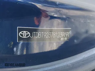 2008 Toyota Yaris with VIN JTDBT923781239191, listed as a IAAI auction lot 42175918 with 155,127 mi miles. Bid and sale history available at carsss.com. Image 12.
