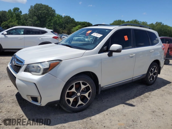2015 Subaru Forester XT Touring with VIN JF2SJGUC4FH452824, listed as a Copart auction lot 56219615 with 127,328 mi miles and Salvage title. Bid and sale history available at DreamBid. Image 1.