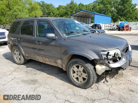2005 Ford Escape Limited with VIN 1FMYU041X5KC72704, listed as a Copart auction lot 57819655 with 179,469 mi miles and Salvage title. Bid and sale history available at DreamBid. Image 4.