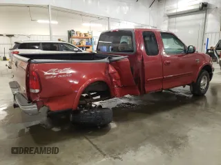 1999 Ford F-150 XL with VIN 1FTRX18LXXNC09573, listed as a Copart auction lot 45971425 with 0 mi miles and Salvage Title. Bid and sale history available at carsss.com. Image 3.