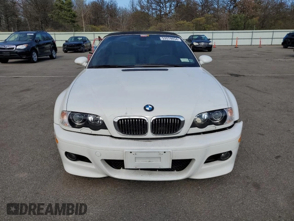 2003 BMW 3 Series M3 z VIN WBSBR93413PK01766, wystawiony jako Copart lot #53574054 z przebiegiem Nie podano mil oraz Czysty tytuł • Clean title. Historia ofert i sprzedaży dostępna na DreamBid. Obrazek 5.