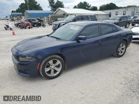2015 Dodge Charger SXT with VIN 2C3CDXHG9FH801286, listed as a Copart auction lot 63306255 with 185,705 mi miles and Clean title. Bid and sale history available at DreamBid. Image 1.