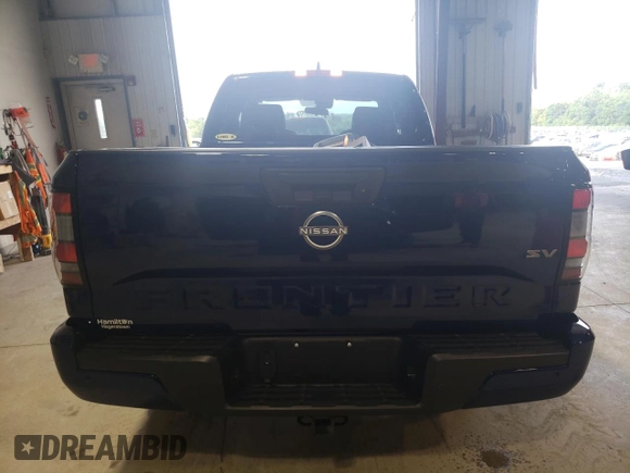 2023 Nissan Frontier S with VIN 1N6ED1CL0PN648535, listed as a Copart auction lot 64853845 with 7,872 mi miles and Salvage title. Bid and sale history available at DreamBid. Image 6.
