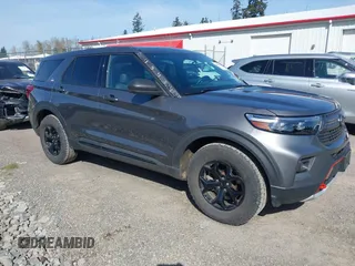 2023 Ford Explorer Timberline with VIN 1FMSK8JHXPGA40749, listed as a IAAI auction lot 41950377 with 22,753 mi miles. Bid and sale history available at carsss.com. Image 1.