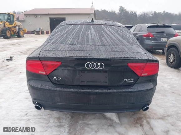 2013 Audi A7 3.0 Premium Plus with VIN WAUYGAFC1DN008541, listed as a IAAI auction lot 41193677 with 110,092 mi miles. Bid and sale history available at carsss.com. Image 16.