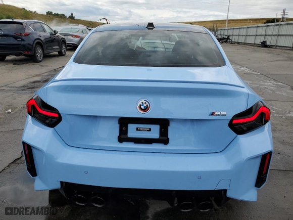 2023 BMW M2 with VIN 3MF13DM05P8D20294, listed as a Copart auction lot 70229344 with 6,324 mi miles and Salvage Title. Bid and sale history available at carsss.com. Image 6.