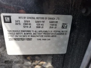 2016 Cadillac XTS Luxury Collection with VIN 2G61N5S37G9110587, listed as a Copart auction lot 55276535 with 140,550 mi miles and Salvage title. Bid and sale history available at DreamBid. Image 12.