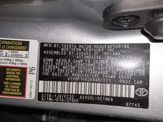 2015 Toyota Camry XLE with VIN 4T4BF1FK2FR467221, listed as a IAAI auction lot 42080889 with 134,822 mi miles and . Bid and sale history available at DreamBid. Image 9.