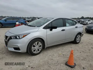 2020 Nissan Versa S with VIN 3N1CN8DV8LL828732, listed as a Copart auction lot 45736205 with 58,929 mi miles and Salvage title. Bid and sale history available at DreamBid. Image 1.