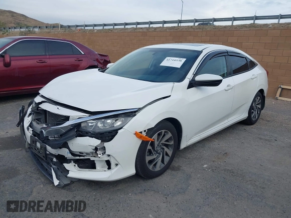 2016 Honda Civic Sedan EX with VIN 2HGFC2F70GH530459, listed as a IAAI auction lot 41710538 with 136,470 mi miles. Bid and sale history available at carsss.com. Image 17.