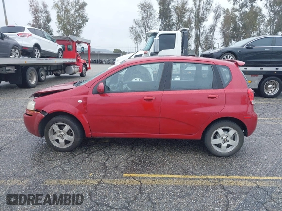 2006 Chevrolet Aveo LT with VIN KL1TG66676B549500, listed as a IAAI auction lot 41802744 with 58,777 mi miles and . Bid and sale history available at DreamBid. Image 14.