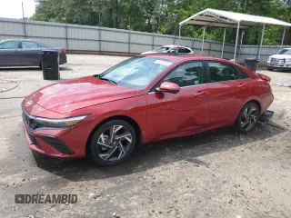 2024 Hyundai Elantra Limited z VIN KMHLP4DG1RU799523, wystawiony jako Copart lot #54541885 z przebiegiem 15 710 mil mil oraz Szkoda całkowita • Salvage title. Historia ofert i sprzedaży dostępna na DreamBid. Obrazek 1.