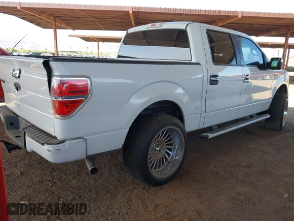 2011 Ford F-150 XL with VIN 1FTEW1CM6BKD49227, listed as a IAAI auction lot 42284397 with 184,658 mi miles and . Bid and sale history available at DreamBid. Image 4.