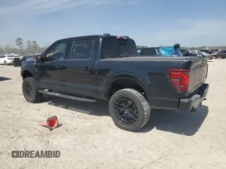 2024 Ford F-150 с VIN 1FTFW4L80RFA70206, выставлен на аукционе Copart как лот 49126225 с пробегом 8 183 миль миль и Списание • Salvage title. История ставок и продаж доступна на DreamBid. Изображение 2.