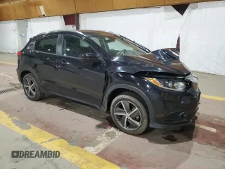2022 Honda HR-V EX with VIN 3CZRU6H52NM736631, listed as a Copart auction lot 51266625 with 15,423 mi miles and Salvage Title. Bid and sale history available at carsss.com. Image 4.