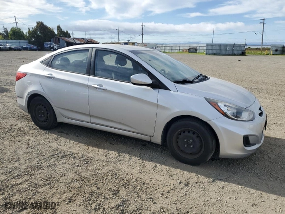 2012 Hyundai Accent GLS with VIN KMHCT4AE2CU196733, listed as a Copart auction lot 52626115 with 237,211 mi miles and Salvage Title. Bid and sale history available at carsss.com. Image 4.