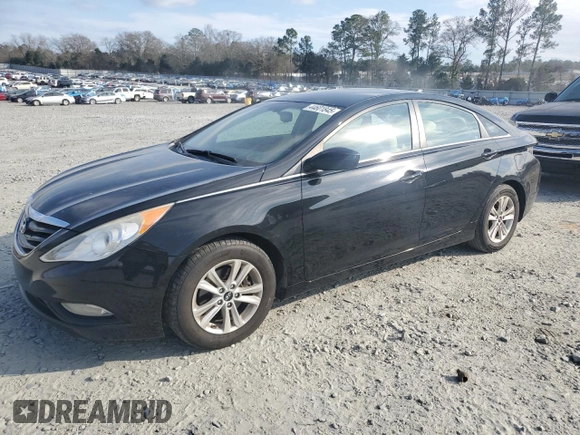 2013 Hyundai Sonata GLS with VIN 5NPEB4AC1DH553829, listed as a Copart auction lot 44601845 with 107,567 mi miles and Salvage Title. Bid and sale history available at carsss.com. Image 1.