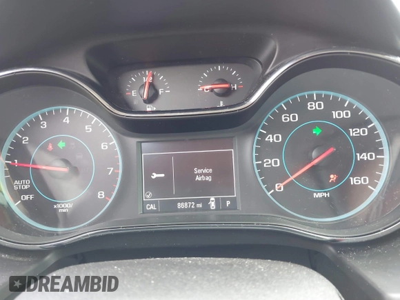 2017 Chevrolet Cruze LT with VIN 1G1BE5SM8H7205858, listed as a IAAI auction lot 41745475 with 86,872 mi miles and . Bid and sale history available at DreamBid. Image 7.