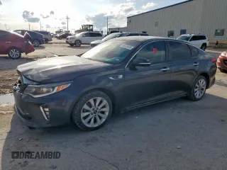 2018 Kia Optima S with VIN 5XXGT4L34JG208532, listed as a Copart auction lot 58632625 with 141,799 mi miles and Salvage title. Bid and sale history available at DreamBid. Image 1.