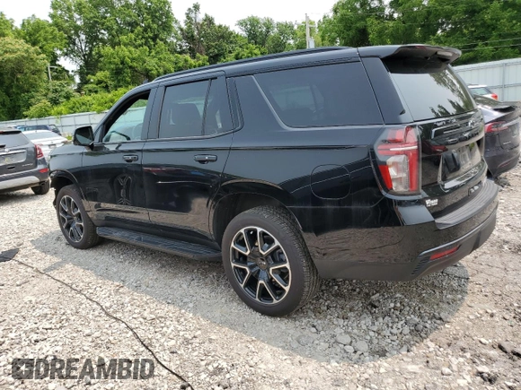 2023 Chevrolet Tahoe RST with VIN 1GNSKRKD5PR299764, listed as a Copart auction lot 58205815 with 19,550 mi miles and Salvage title. Bid and sale history available at DreamBid. Image 2.