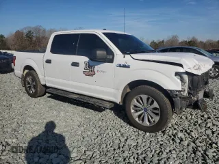2018 Ford F-150 XL with VIN 1FTEW1CG6JKE47523, listed as a Copart auction lot 47450605 with 109,107 mi miles and Salvage Title. Bid and sale history available at carsss.com. Image 4.