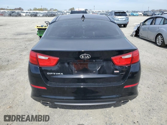 2015 Kia Optima EX with VIN 5XXGN4A72FG517116, listed as a Copart auction lot 48728505 with 140,351 mi miles and Salvage Title. Bid and sale history available at carsss.com. Image 6.