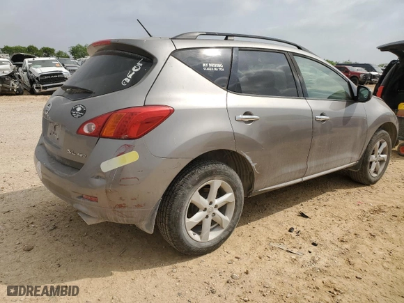 2010 Nissan Murano SL with VIN JN8AZ1MWXAW107171, listed as a Copart auction lot 51634435 with 169,692 mi miles and Salvage Title. Bid and sale history available at carsss.com. Image 3.