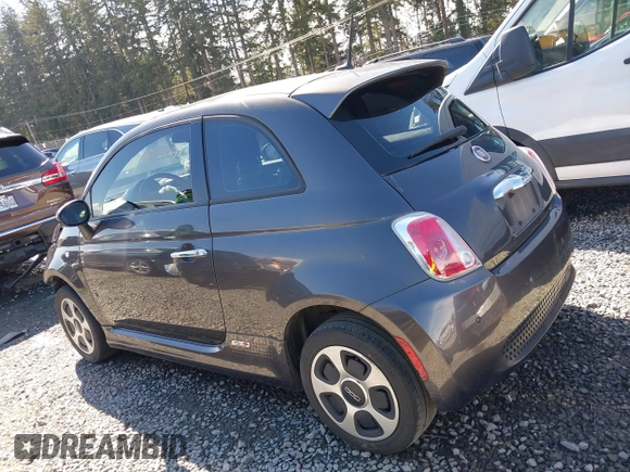 2015 FIAT 500e with VIN 3C3CFFGEXFT652883, listed as a IAAI auction lot 41895022 with 70,641 mi miles. Bid and sale history available at carsss.com. Image 14.