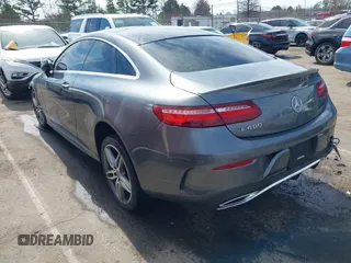 2018 Mercedes-Benz E-Class E 400 with VIN WDD1J6FB3JF018946, listed as a IAAI auction lot 41532585 with 75,213 mi miles. Bid and sale history available at carsss.com. Image 3.