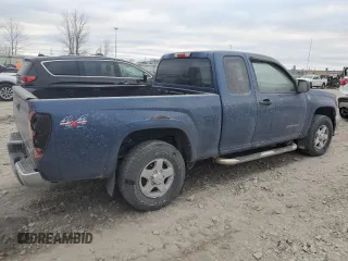 2005 GMC Canyon SLE Z71 with VIN 1GTDT196758194735, listed as a Copart auction lot 82189764 with 135,415 mi miles and Clean Title. Bid and sale history available at carsss.com. Image 3.