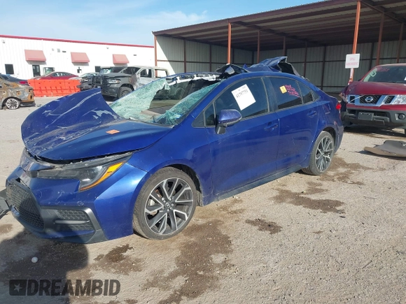 2020 Toyota Corolla SE with VIN JTDS4RCEXLJ053070, listed as a IAAI auction lot 41797751 with 1 mi miles. Bid and sale history available at carsss.com. Image 17.