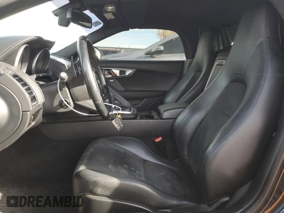2014 Jaguar F-Type V6 with VIN SAJWA6E7XE8K09479, listed as a Copart auction lot 49477115 with 93,755 mi miles and Salvage Title. Bid and sale history available at DreamBid. Image 7.