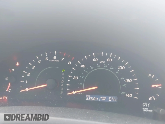 2009 Toyota Camry with VIN 4T4BE46K49R081411, listed as a IAAI auction lot 42250824 with 335,841 mi miles and . Bid and sale history available at DreamBid. Image 7.