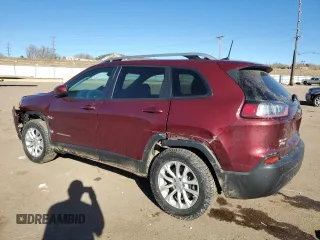 2021 Jeep Cherokee Latitude with VIN 1C4PJMCB3MD183344, listed as a Copart auction lot 88596035 with 28,201 mi miles and Salvage title. Bid and sale history available at DreamBid. Image 2.