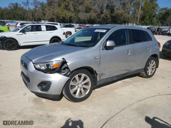 2013 Mitsubishi Outlander Sport ES with VIN 4A4AP3AU1DE015613, listed as a Copart auction lot 48885465 with 191,780 mi miles and Salvage Title. Bid and sale history available at carsss.com. Image 1.