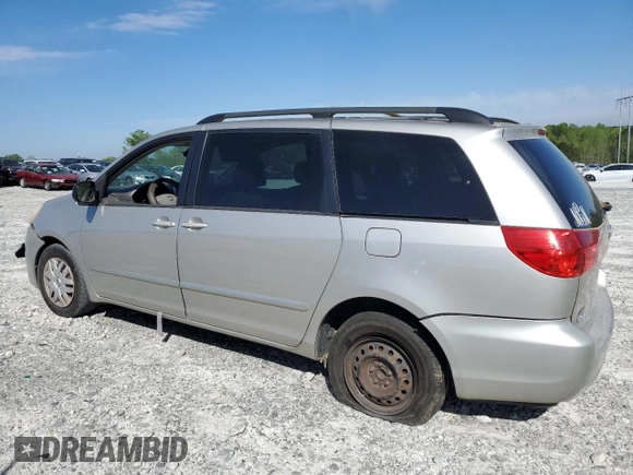 2007 Toyota Sienna CE with VIN 5TDZK23C37S047971, listed as a Copart auction lot 52540665 with 244,761 mi miles and Salvage Title. Bid and sale history available at carsss.com. Image 2.