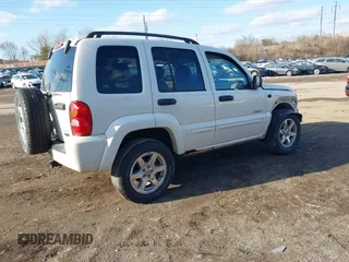 2004 Jeep Liberty Limited with VIN 1J8GL58KX4W188675, listed as a IAAI auction lot 41544924 with 131,481 mi miles. Bid and sale history available at carsss.com. Image 4.