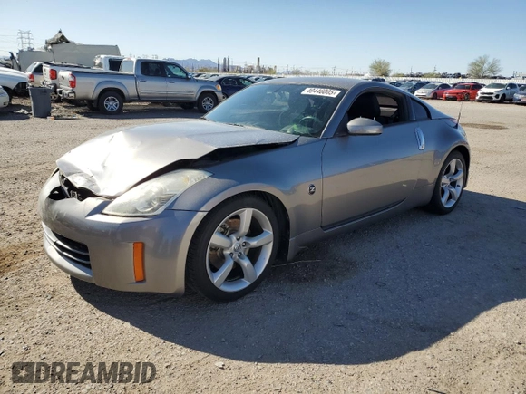 2008 Nissan 350Z Touring z VIN JN1BZ34E78M751156, wystawiony jako Copart lot #49446005 z przebiegiem 55 675 mil mil oraz Szkoda całkowita • Salvage title. Historia ofert i sprzedaży dostępna na DreamBid. Obrazek 1.