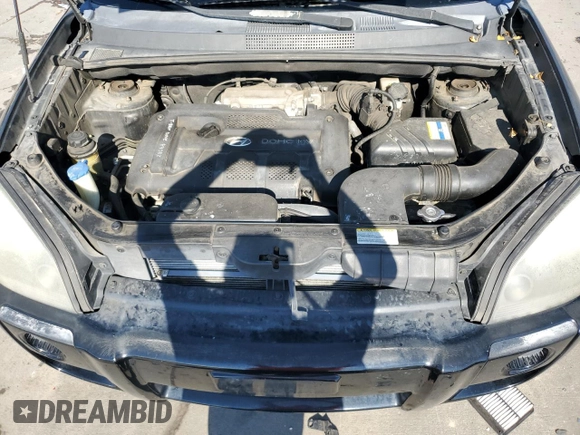 2007 Hyundai Tucson GLS with VIN KM8JM12B67U652939, listed as a Copart auction lot 73790634 with 155,199 mi miles and Clean Title. Bid and sale history available at carsss.com. Image 12.