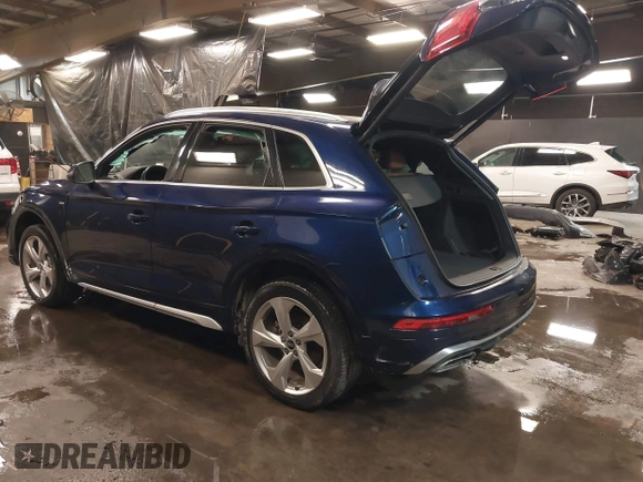 2022 Audi Q5 S line Premium Plus with VIN WA1EAAFY3N2088893, listed as a IAAI auction lot 41405327 with 35,566 mi miles. Bid and sale history available at carsss.com. Image 3.