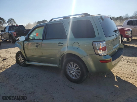 2010 Mercury Mariner Premier with VIN 4M2CN8HG9AKJ07871, listed as a Copart auction lot 47218045 with 0 mi miles and Salvage Title. Bid and sale history available at carsss.com. Image 2.