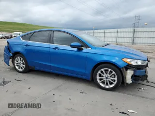 2020 Ford Fusion SE with VIN 3FA6P0LUXLR266057, listed as a Copart auction lot 61154555 with 97,536 mi miles and Non repairable. Bid and sale history available at DreamBid. Image 4.