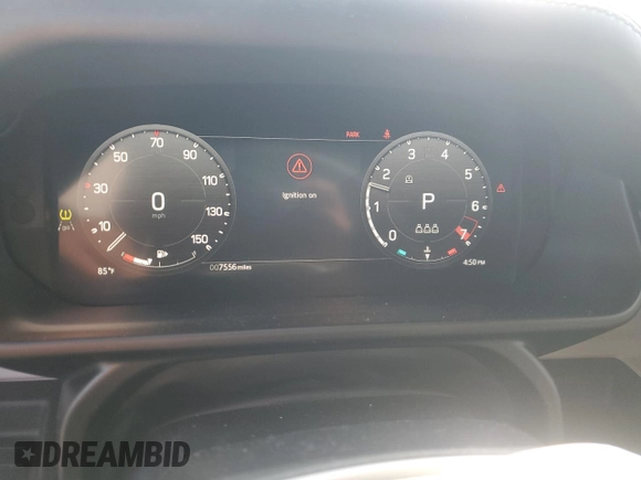 2024 Land Rover Defender X-Dynamic SE with VIN SALE27EUXR2289502, listed as a Copart auction lot 51872275 with 7,556 mi miles and Salvage title. Bid and sale history available at DreamBid. Image 9.