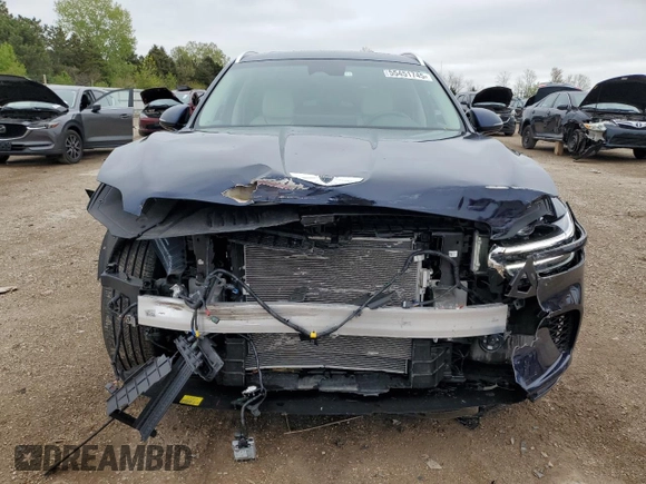 2025 Genesis GV70 2.5T with VIN 5NMMADTB2SH018019, listed as a Copart auction lot 55451745 with 8,645 mi miles and Salvage title. Bid and sale history available at DreamBid. Image 5.