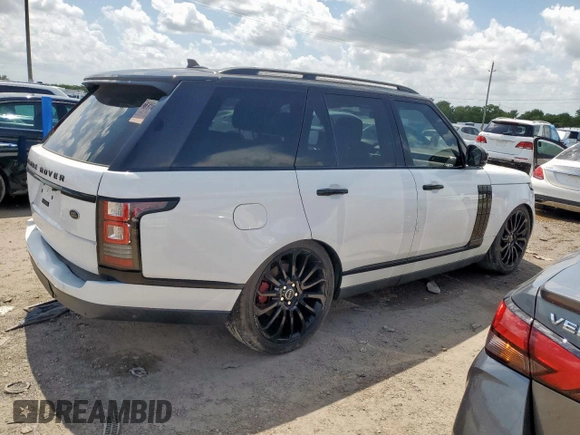 2016 Land Rover Range Rover HSE with VIN SALGS2KF0GA259817, listed as a Copart auction lot 61470455 with 56,177 mi miles and Clean title. Bid and sale history available at DreamBid. Image 3.