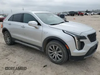 2021 Cadillac XT4 FWD Premium Luxury with VIN 1GYFZCR41MF002411, listed as a Copart auction lot 49746855 with 81,938 mi miles and Salvage title. Bid and sale history available at DreamBid. Image 4.