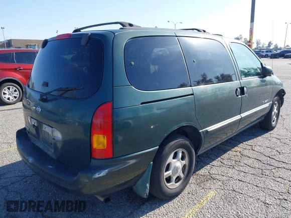 2000 Nissan Quest GXE z VIN 4N2XN11T8YD805874, wystawiony jako IAAI lot #41940081 z przebiegiem 206 269 mil mil oraz . Historia ofert i sprzedaży dostępna na DreamBid. Obrazek 4.