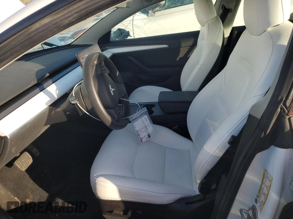 2022 Tesla Model 3 Long Range with VIN 5YJ3E1EB9NF167318, listed as a Copart auction lot 43235155 with 54,167 mi miles and Salvage Title. Bid and sale history available at carsss.com. Image 7.