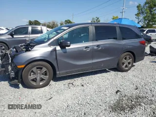 2024 Honda Odyssey EX z VIN 5FNRL6H58RB074850, wystawiony jako Copart lot #53107115 z przebiegiem 9 510 mil mil oraz Szkoda całkowita • Salvage title. Historia ofert i sprzedaży dostępna na DreamBid. Obrazek 1.